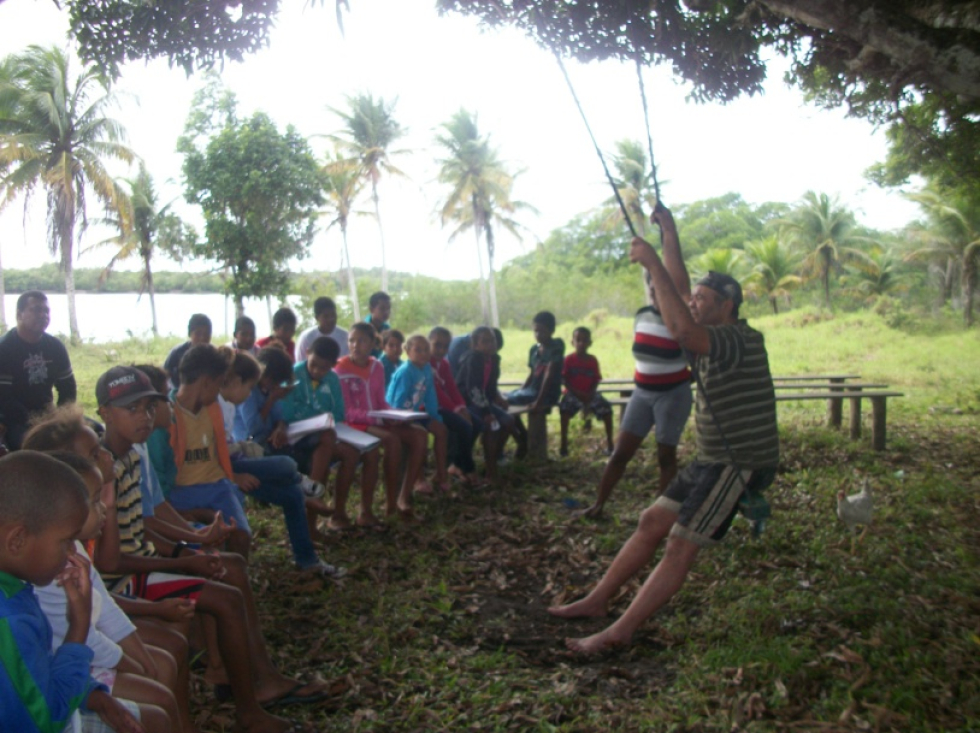 Project activities with children to strengthen local culture