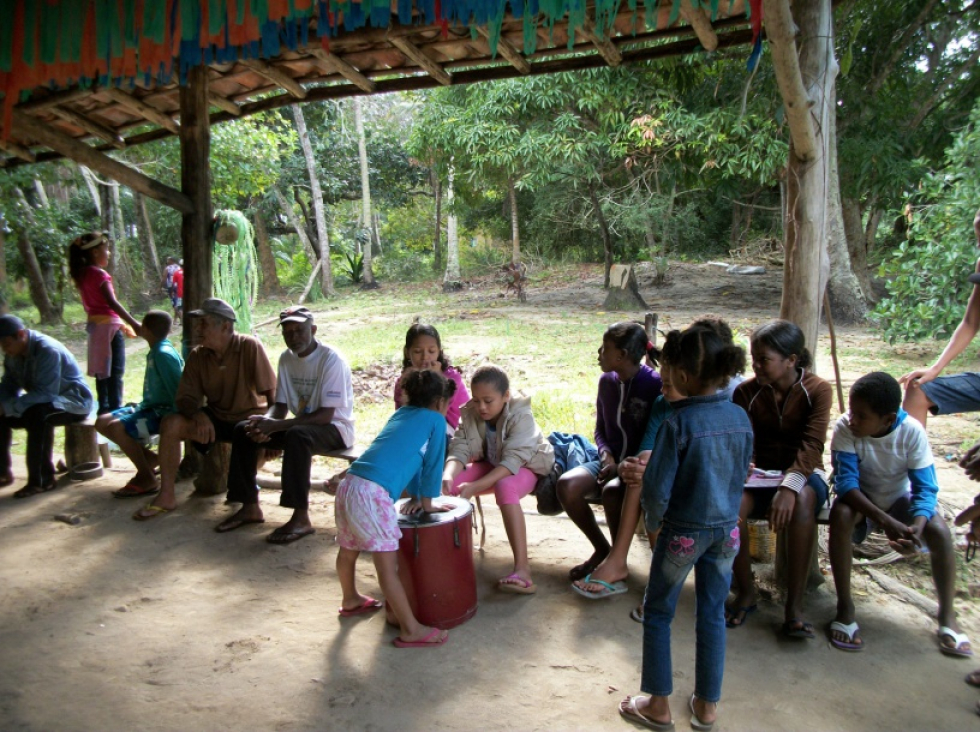 Project activities with children to strengthen local culture