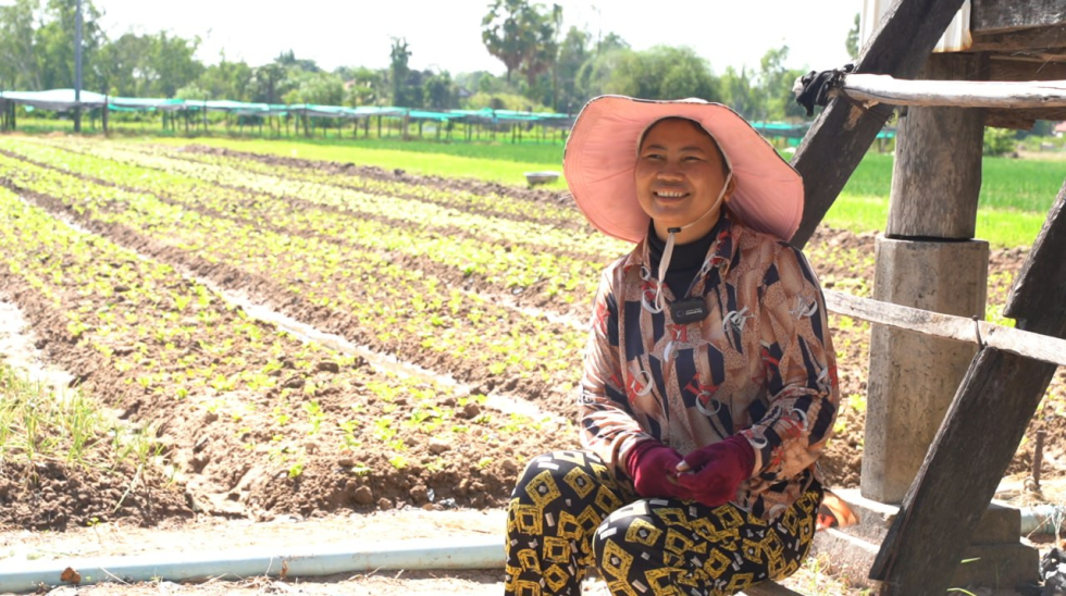 One of the female members of the cooperative tells her story