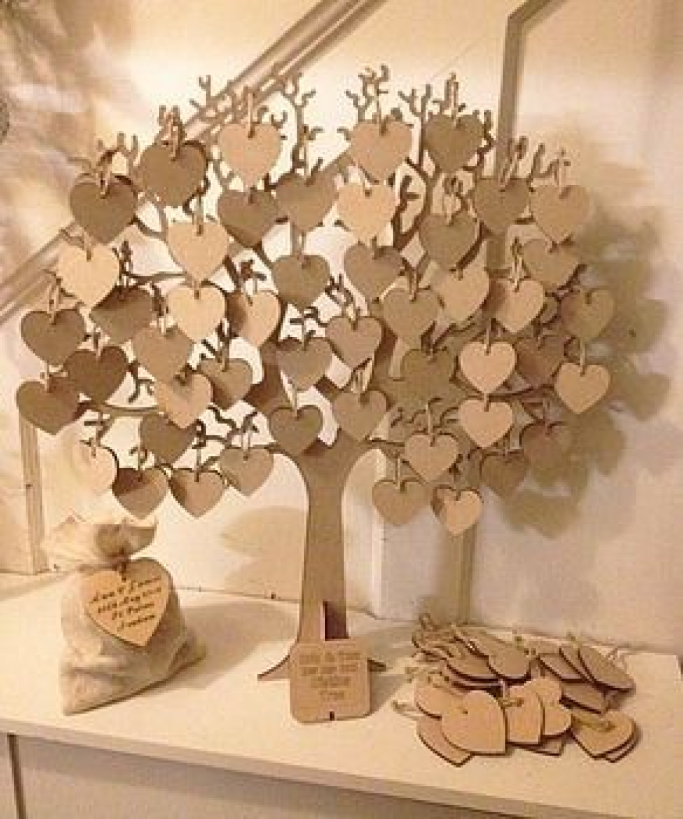 Wish tree - a child's wish on each petal