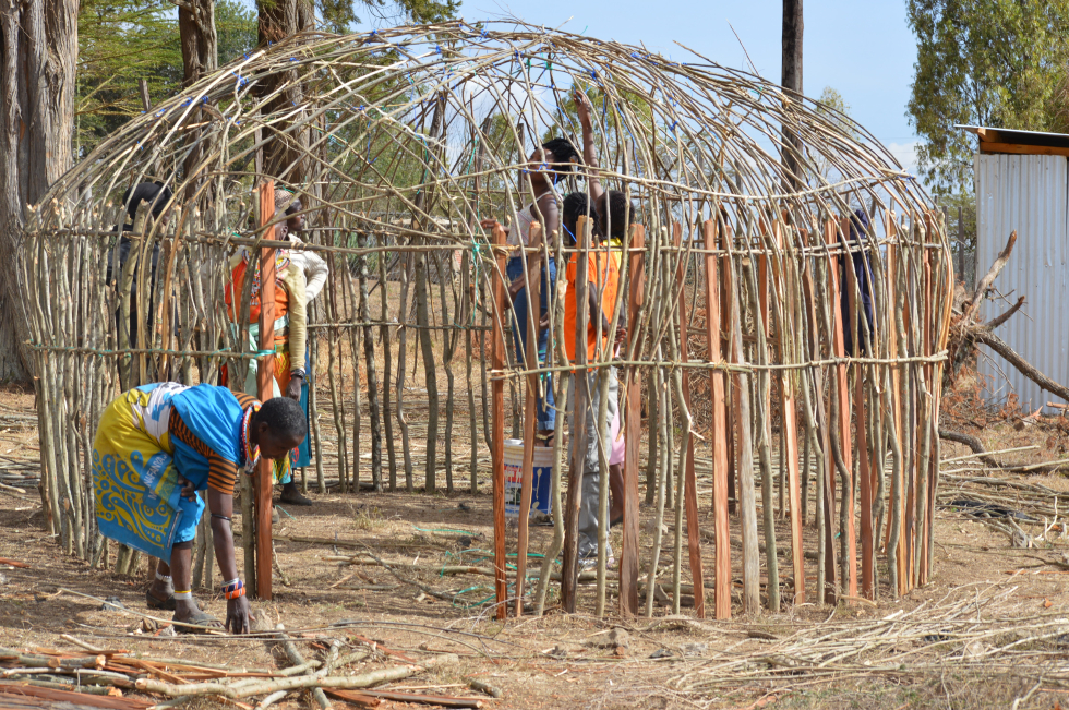 Construction of a Manyatta to host guests at KES 2000 per day