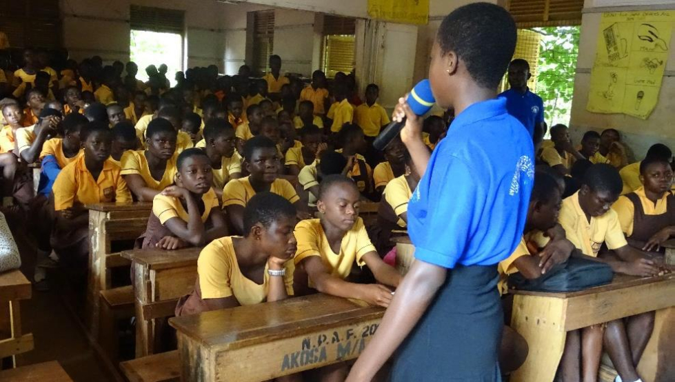 Sensitization programme in a school