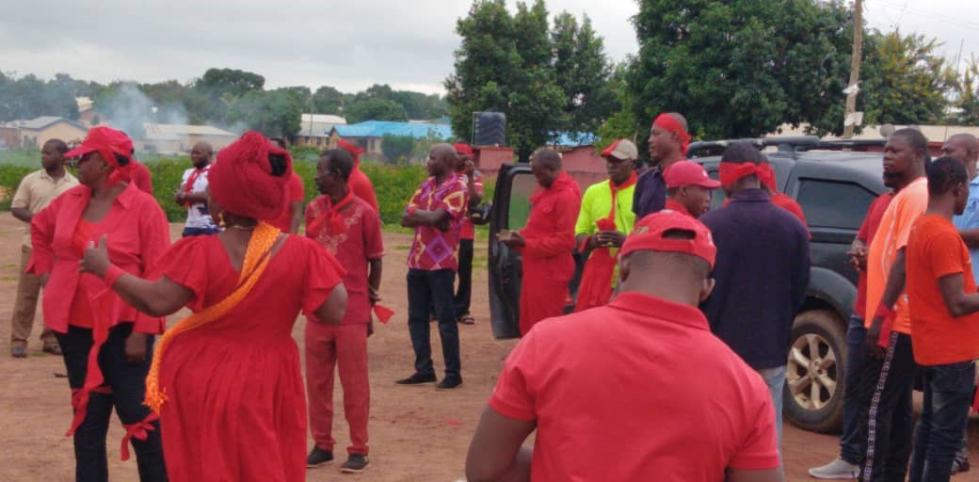 Preparation for citizen's protest on August 26, 2019