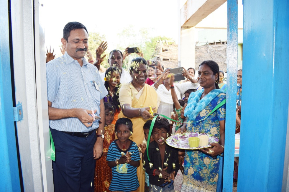 Opening of Non Formal Center at JJ Nagar, Disrict of Chennai