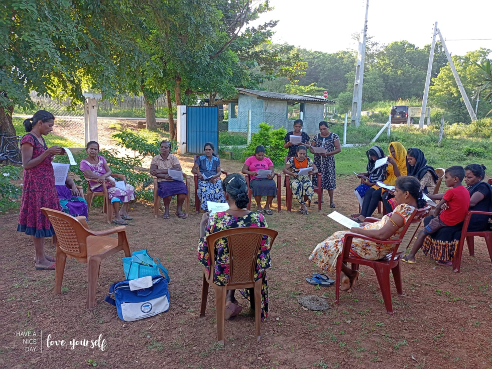 Discussing the draft project proposal with beneficiaries