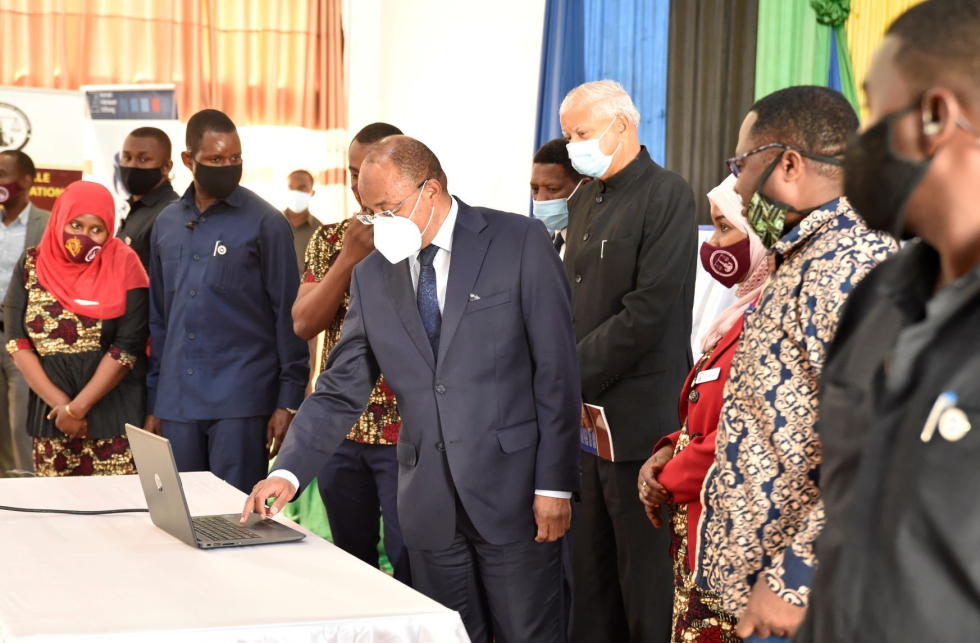 The president of Zanzibar launches the ZAFELA GBV database system