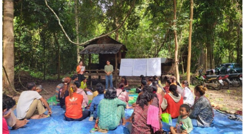 Community meeting to develop an action plan