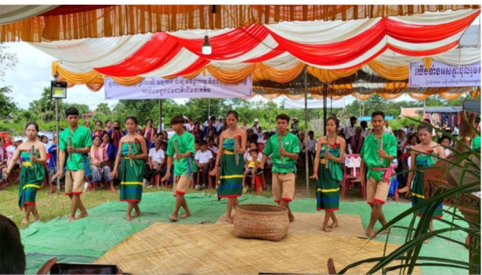 Youth performing on Indigenous Peoples' Day