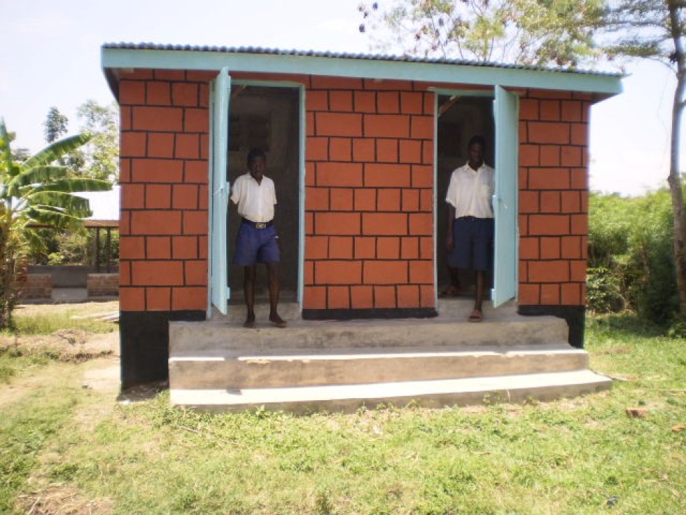 Ecosan Toilet in a primary school in western region