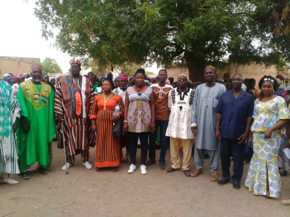 Participants à l'un des projets villageois