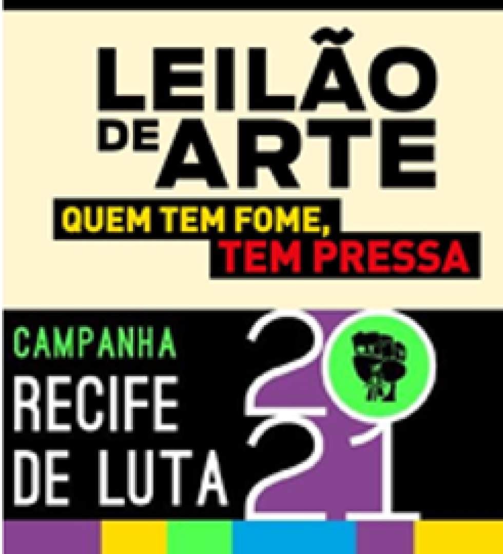 Cartaz do leilão