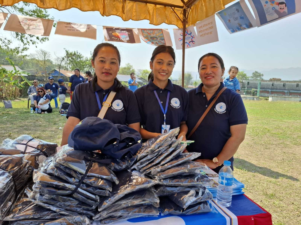 Selling T-shirts also helps to spread awareness about autism