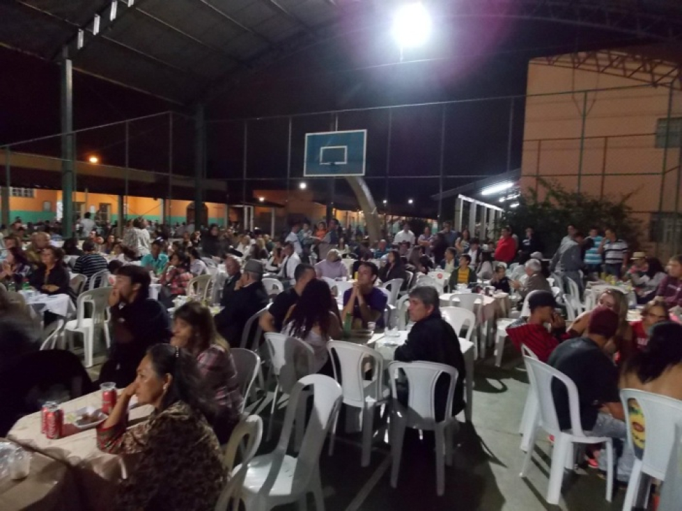 Convidados que apreciaram a noite